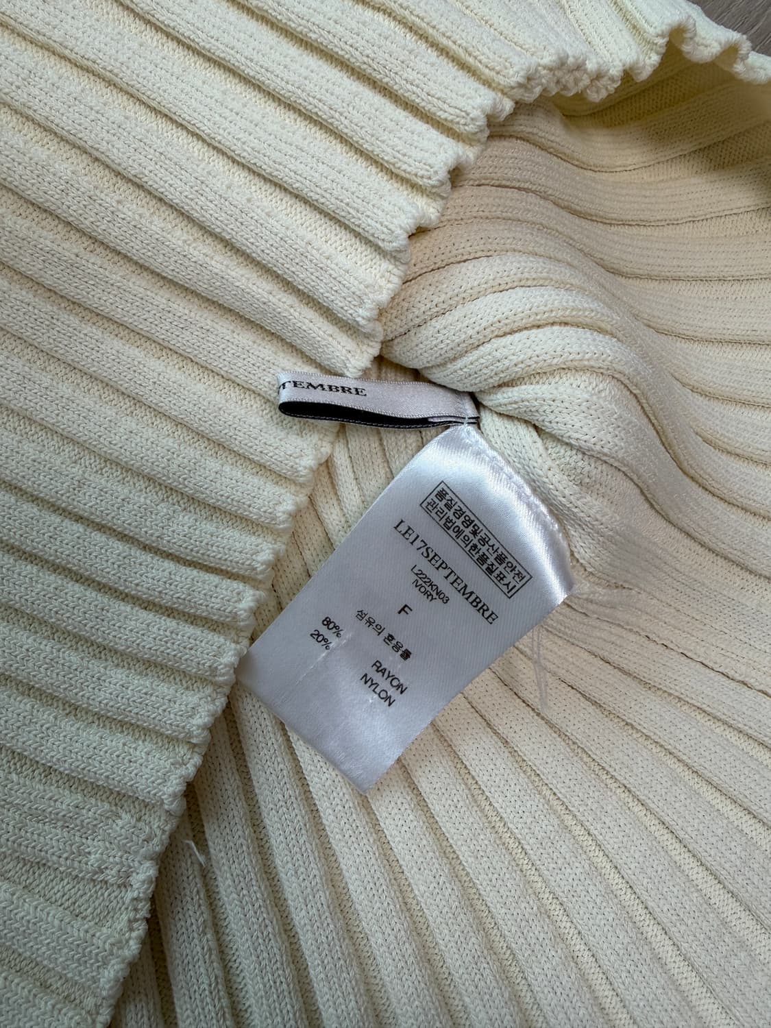 Le17septembre 르셉템버 모크넥 니트 상품이미지3