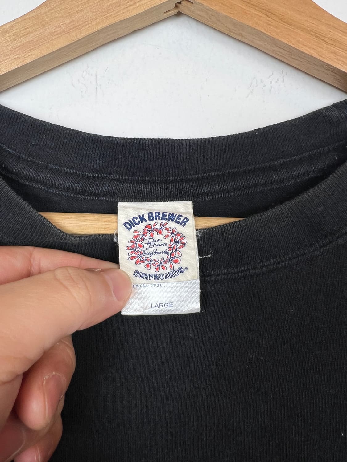Dick Brewer 검정 티셔츠 L 상품이미지3
