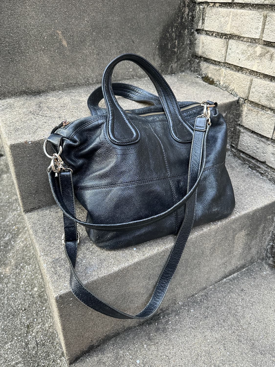 NONE vintage leather big bag 상품이미지1