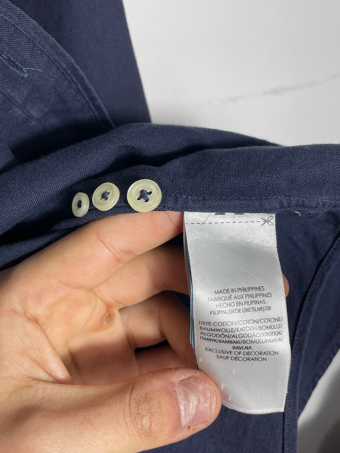 랄프로렌 네이비 셔츠 상품이미지5