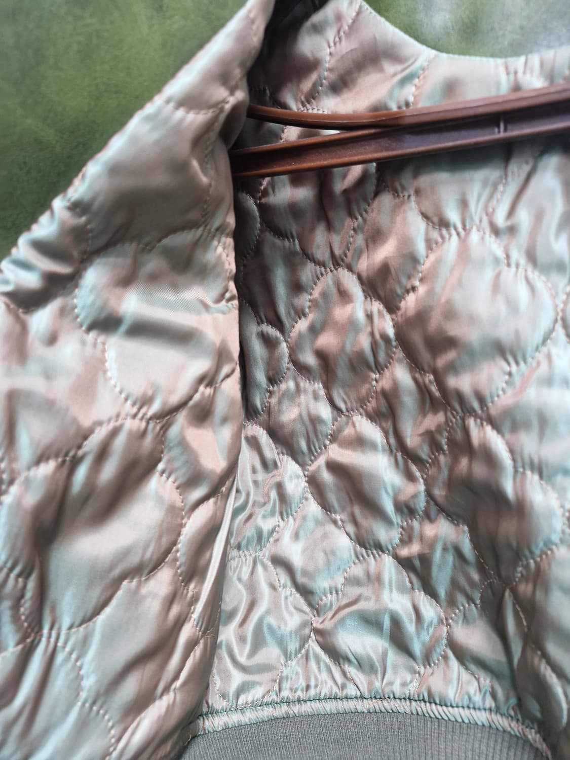 90S/55 앤더슨벨 리루 포 레더 레이싱 봄버 자켓. 상품이미지8