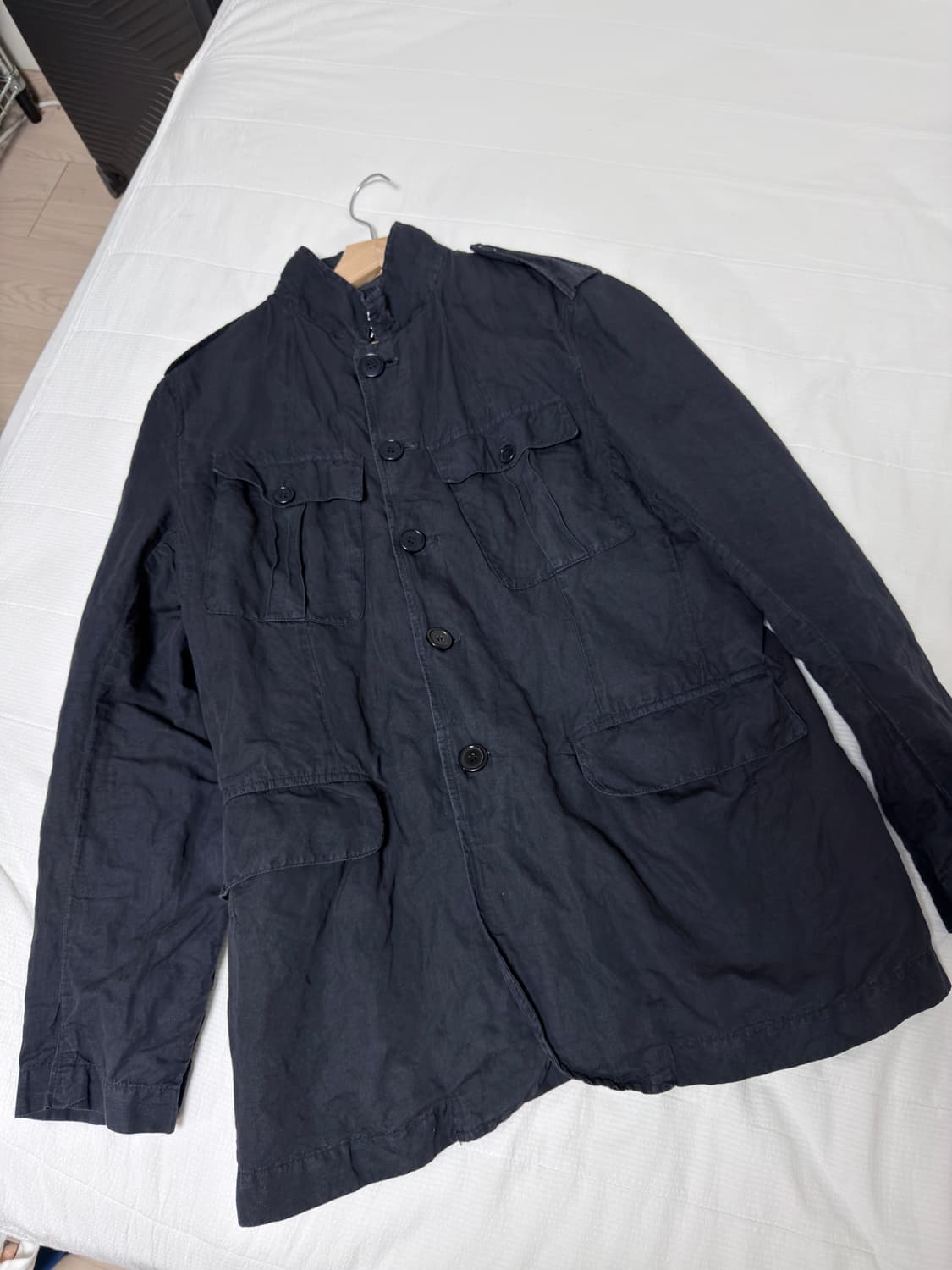 cp company 린넨 리퀴드메탈 필드자켓 상품이미지1