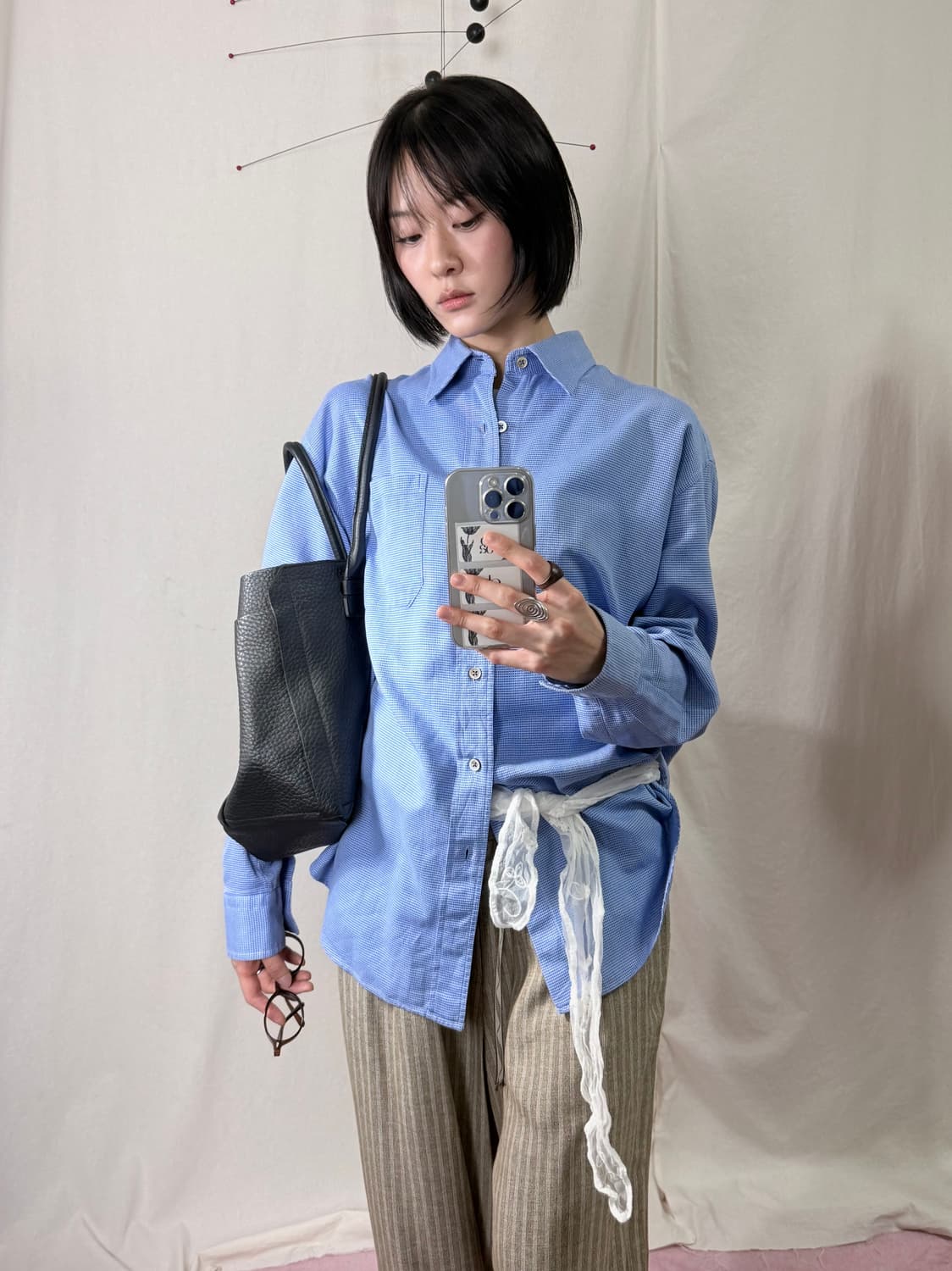 Paul Smith 오버핏 셔츠 (Made in Japan/ Frabri 상품이미지1