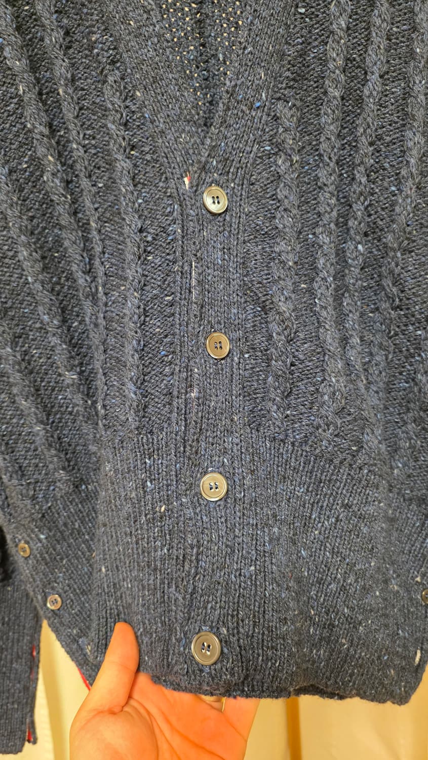 [25/4size] 톰브라운 도네갈 케이블 니트 가디건 4사이즈 상품이미지2