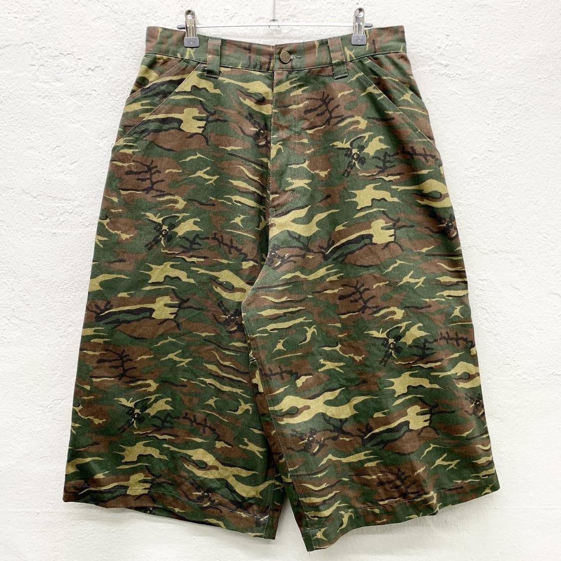 독타운 카모 밀리터리 빅 오버 하프팬츠 상품이미지3