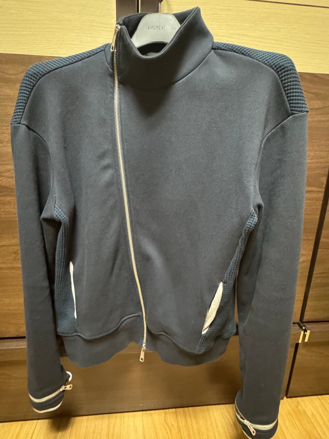 휴이 Side-Zip Neck Track Top Navy 상품이미지3