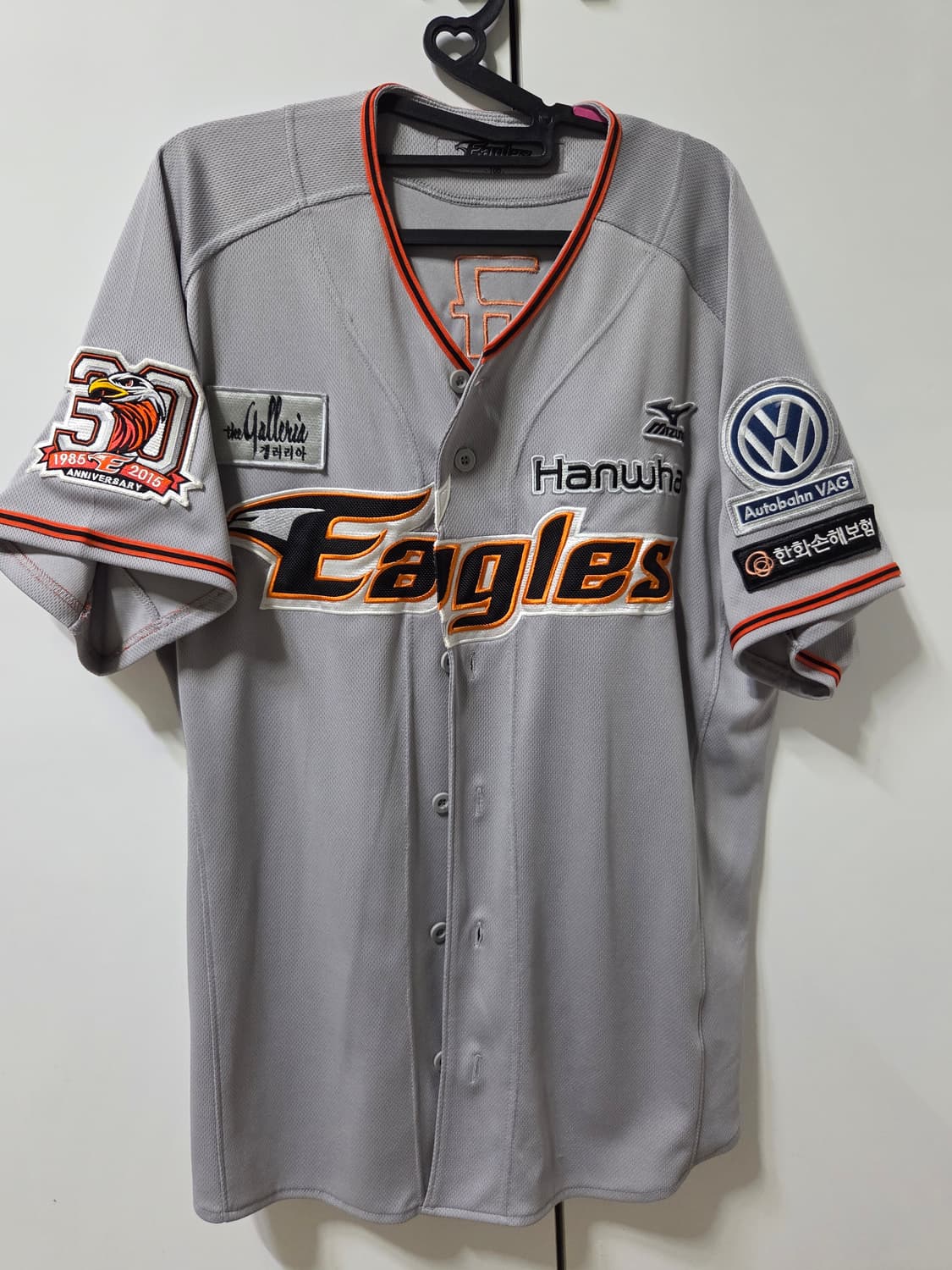 2015(30주년패치o) 한화이글스 윤규진(55)어센틱 100사이즈 상품이미지1