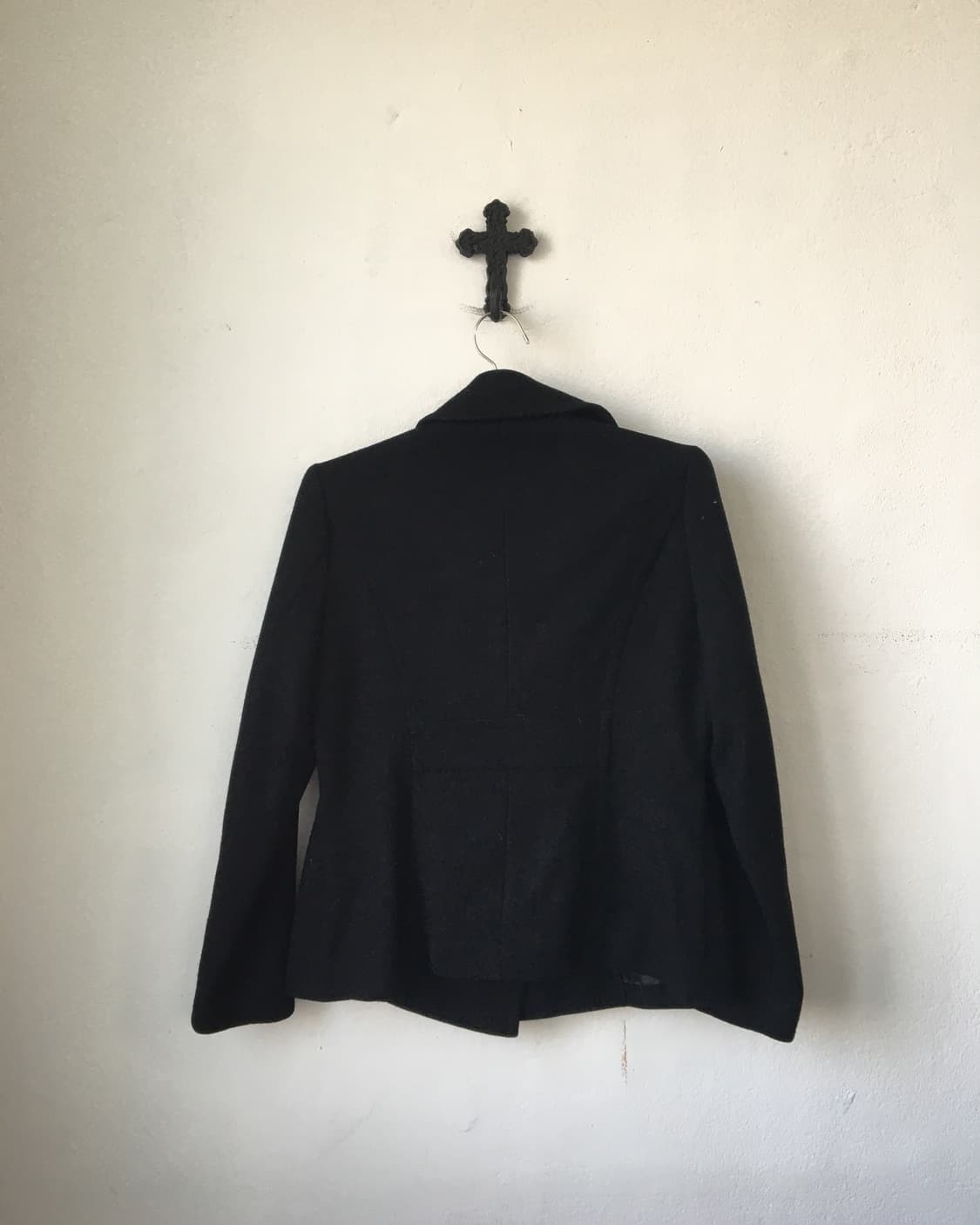 Double button woolen rider jacket 상품이미지3