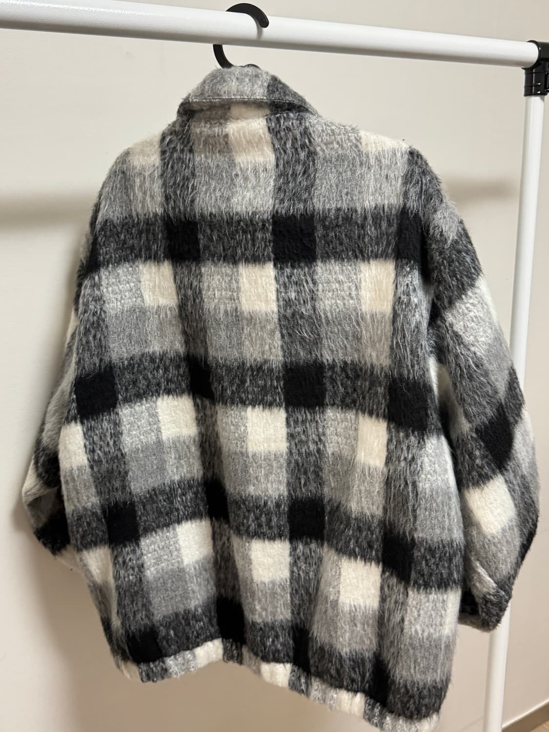 디스이즈네버댓 자켓 Brushed Check Zip Jacket Blac 상품이미지5