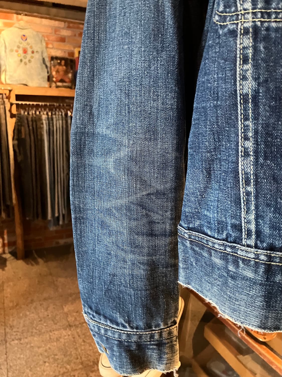 50s USA Vintage LEE 101-J Denim Jacket 상품이미지4