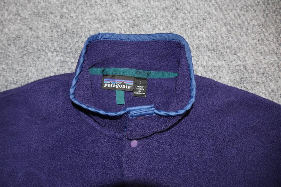 99FW 파타고니아 신칠라 스냅-T 플리스 딥 퍼플/네이비 상품이미지3
