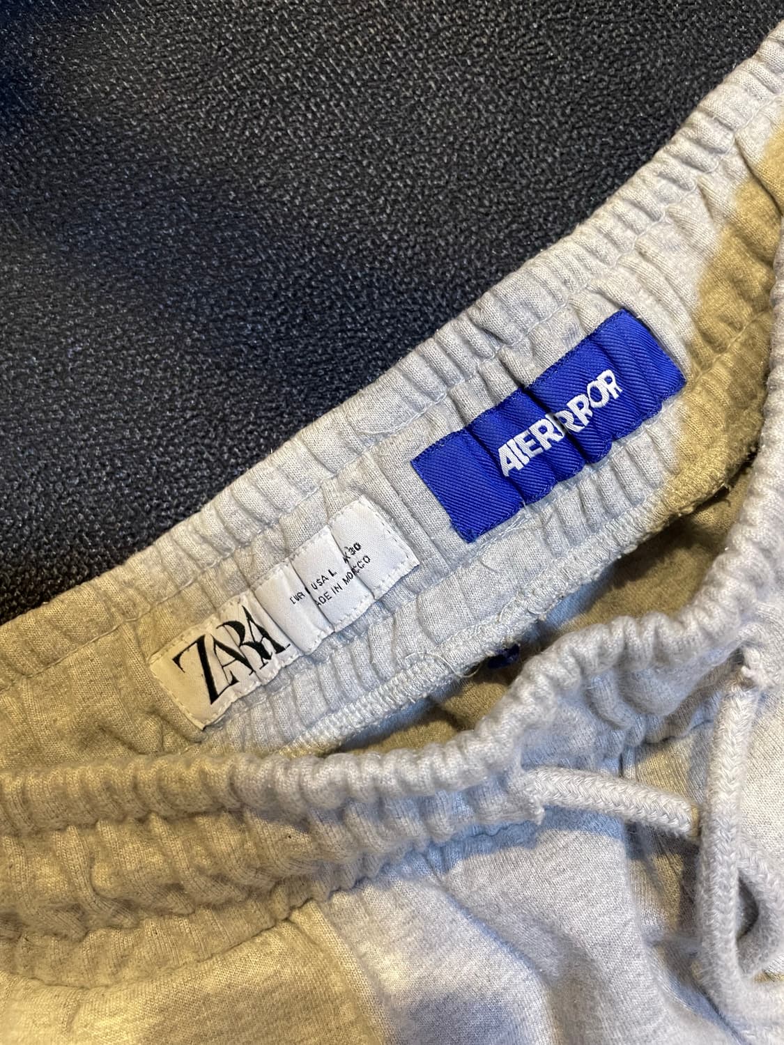 자라 아더에러 조거 팬츠 그레이 L 상품이미지4