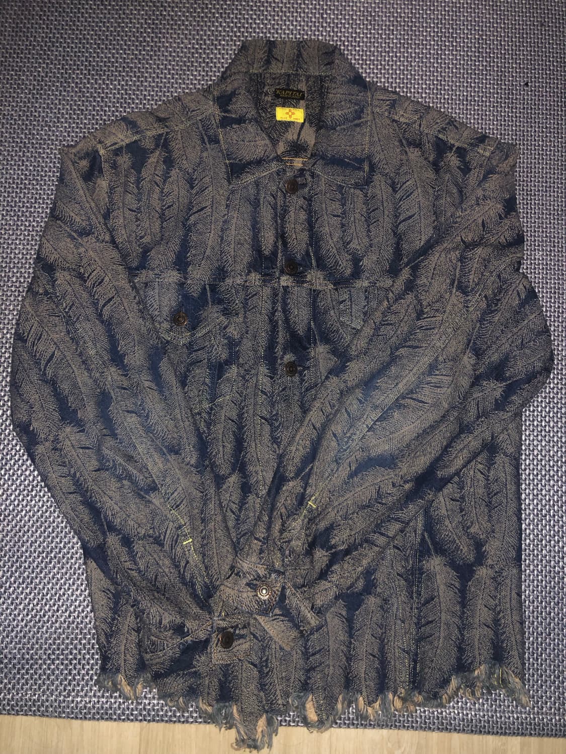 캐피탈 12온즈 페더 데님 3세대 자켓 인디고 4사이즈 상품이미지1