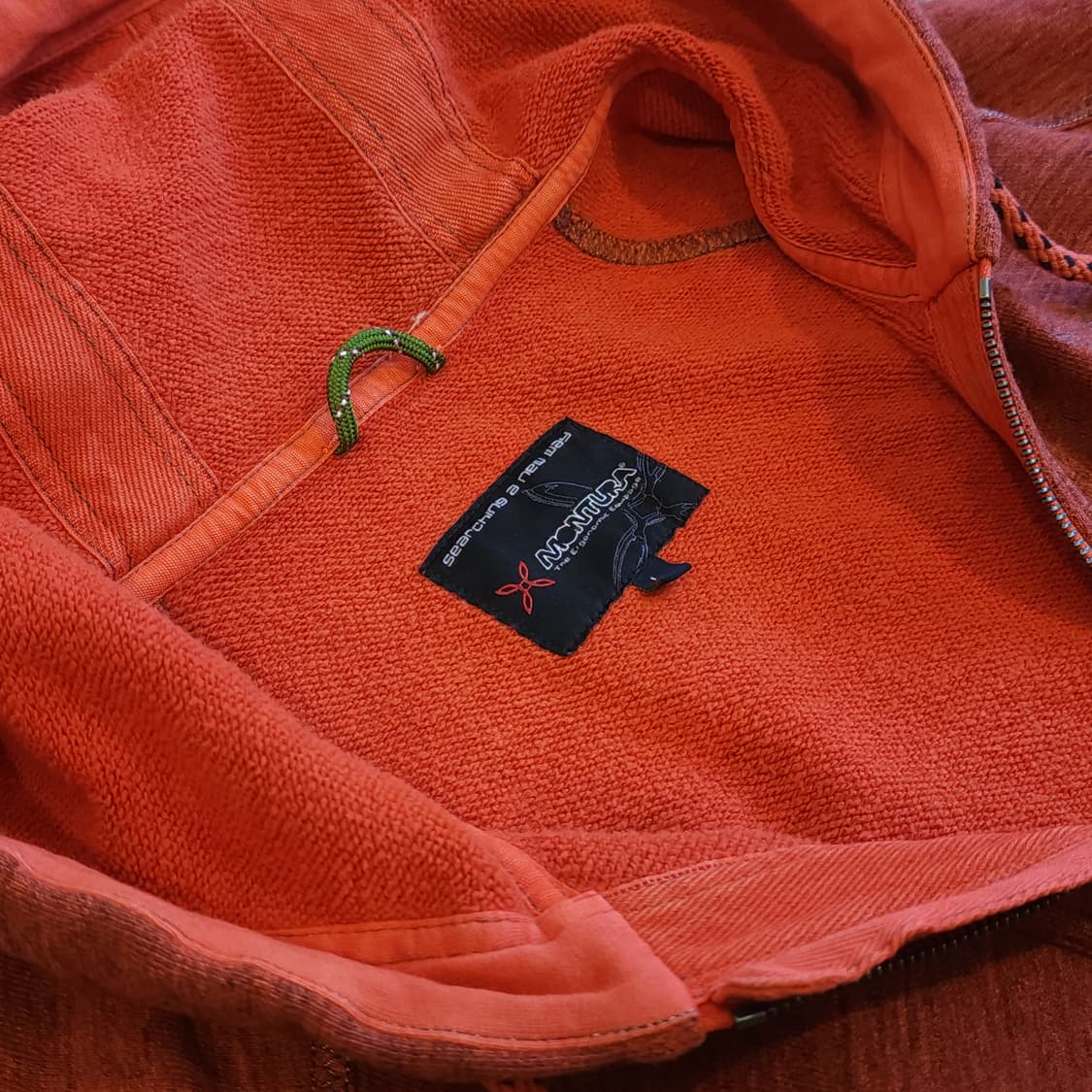 몬츄라 후드 집업 자켓 오렌지 스웻셔츠 L 상품이미지9