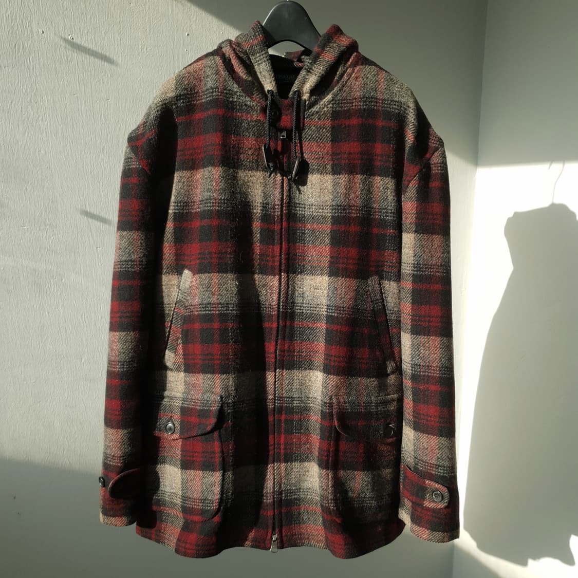 90s Polo Ralph Luren plaid wool jacket 상품이미지1