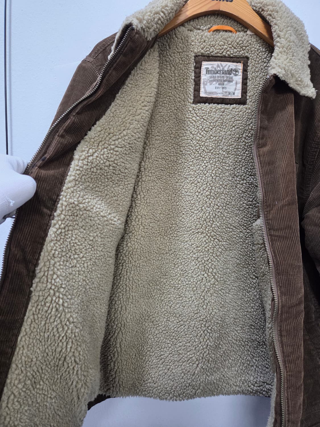 팀버랜드 코듀로이 쉐르파 브라운 쟈켓 점퍼 상품이미지4