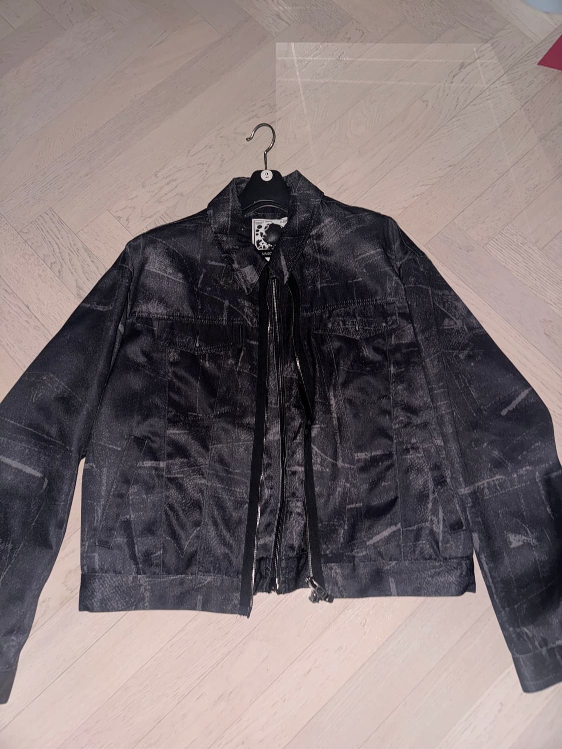 메종미네드 데님 프린팅 자켓 상품이미지2