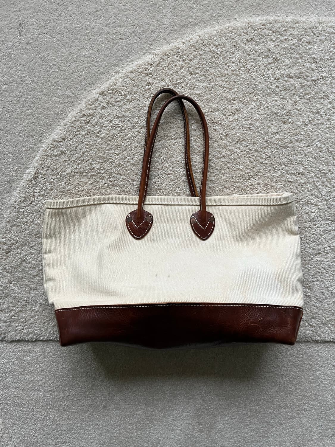 유케텐 가죽 캔버스 토트백 상품이미지7