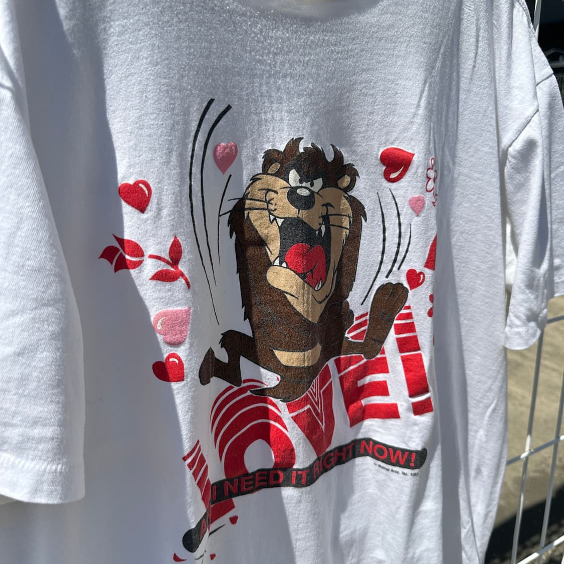 86 usa taz love t shirt L 상품이미지2