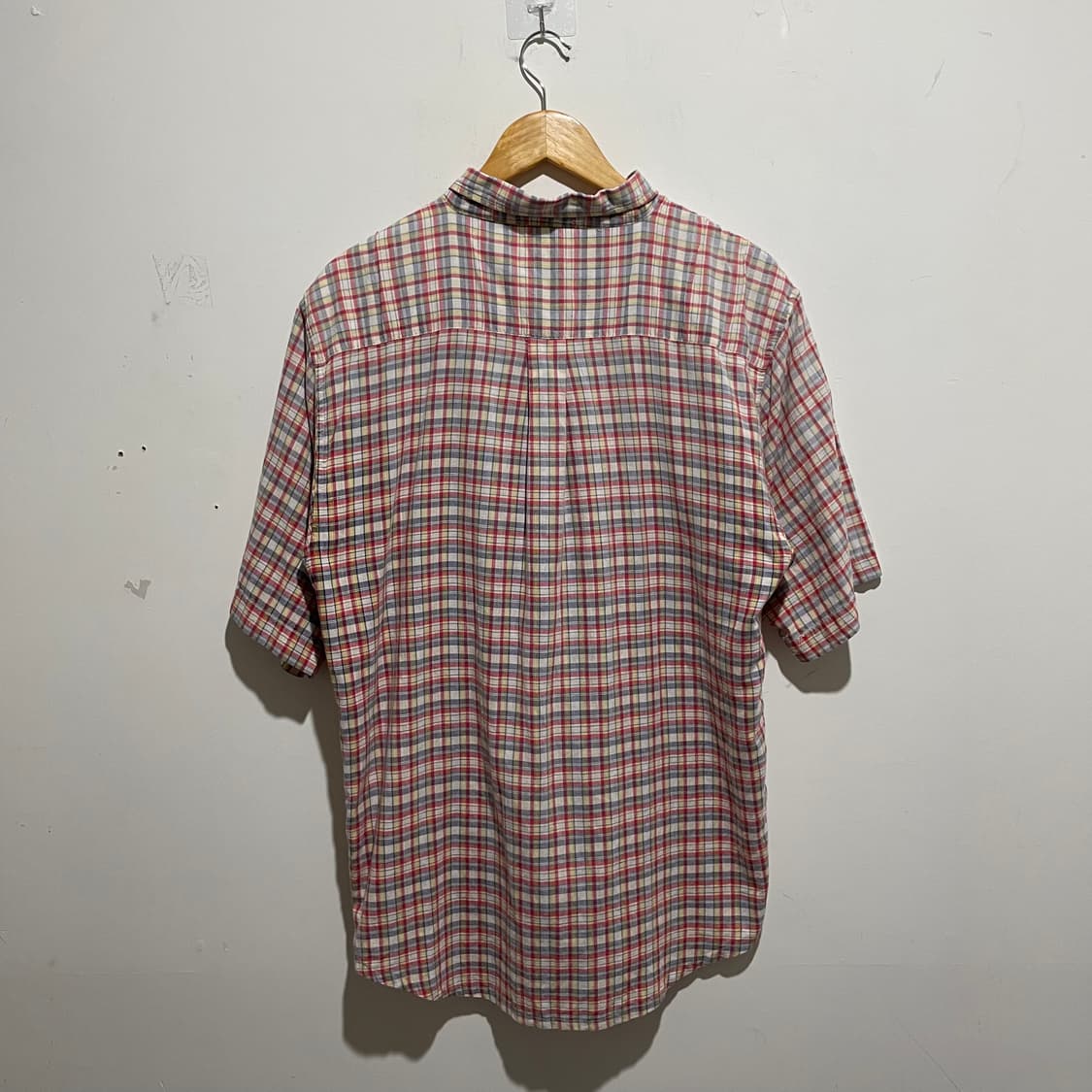 90s 스투시 체크 반팔 셔츠 상품이미지2