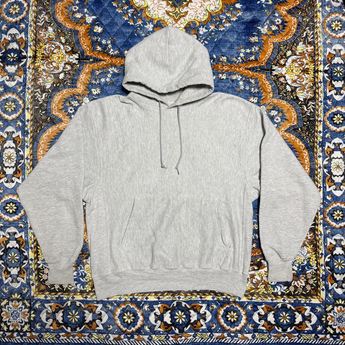 빈티지 00s 챔피온 리버스위브 블랭크 그레이 스웻후드 상품이미지1