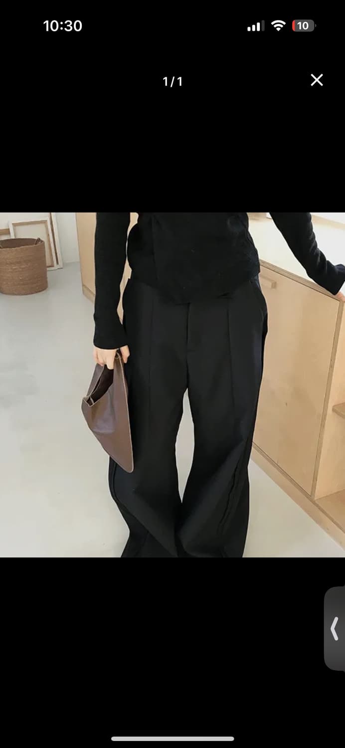 블렘토 사이드 라인 부츠컷 슬랙스 s 상품이미지2