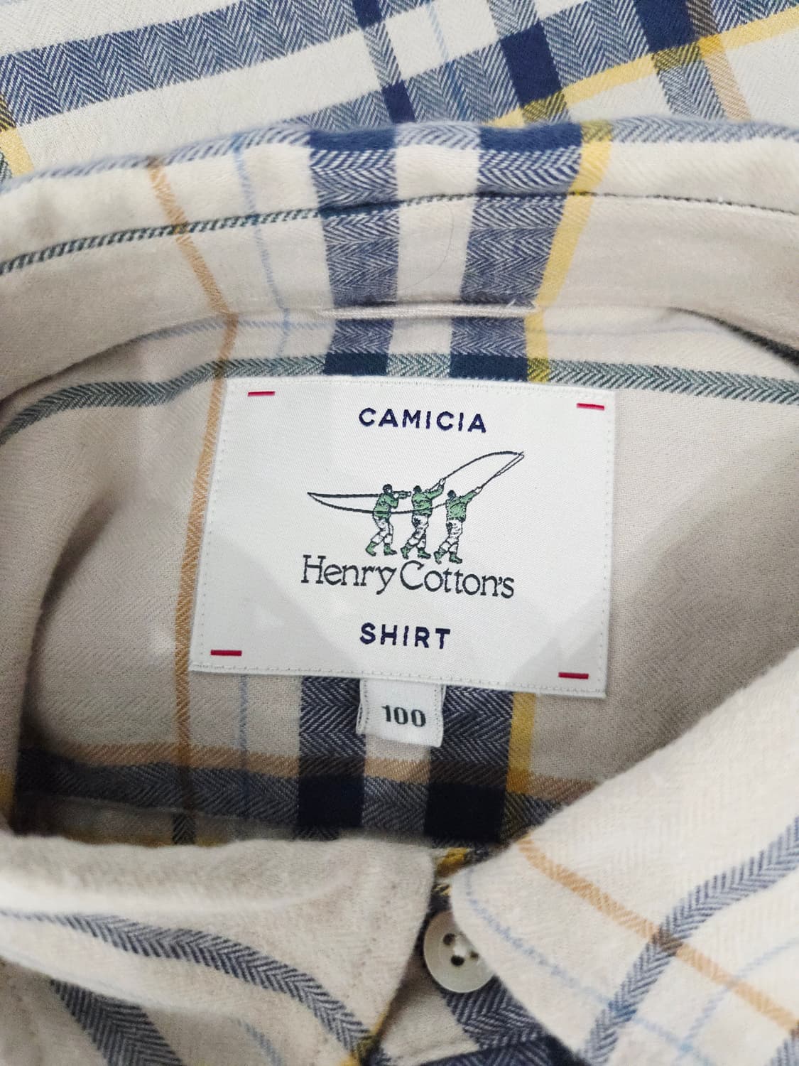 헨리코튼 카미치아 체크 셔츠 상품이미지7