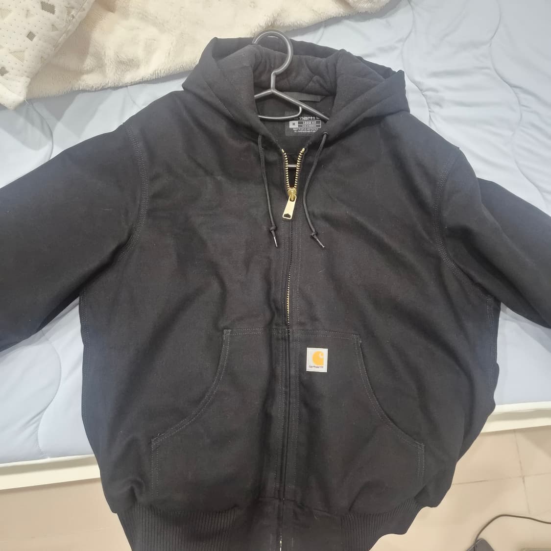 칼하트 남성 루즈핏 덕 액티브 자켓 M 블랙 상품이미지1