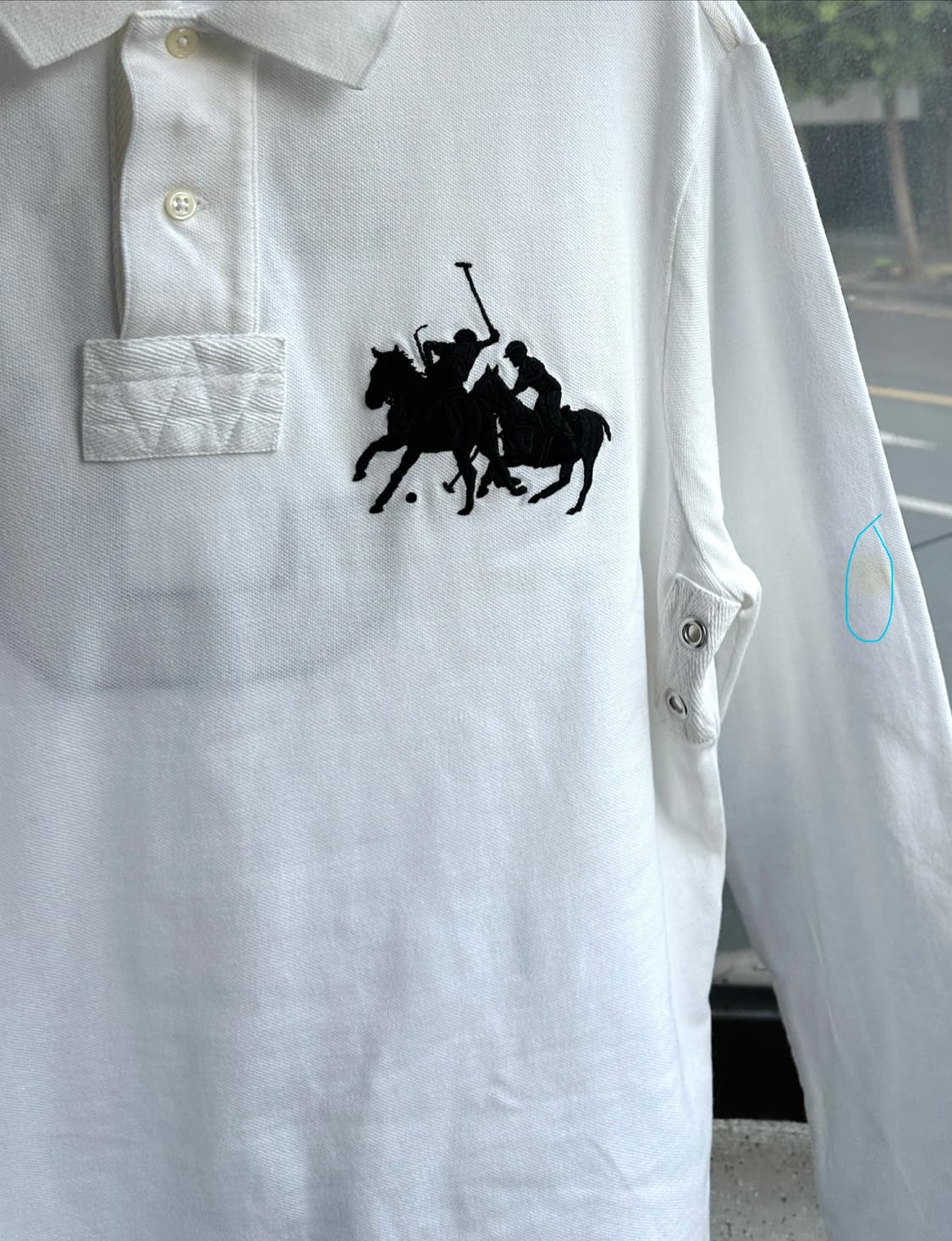 Polo 폴로 랄프로렌 치프키프 빅포니 화이트 긴팔티셔츠 XL 상품이미지7