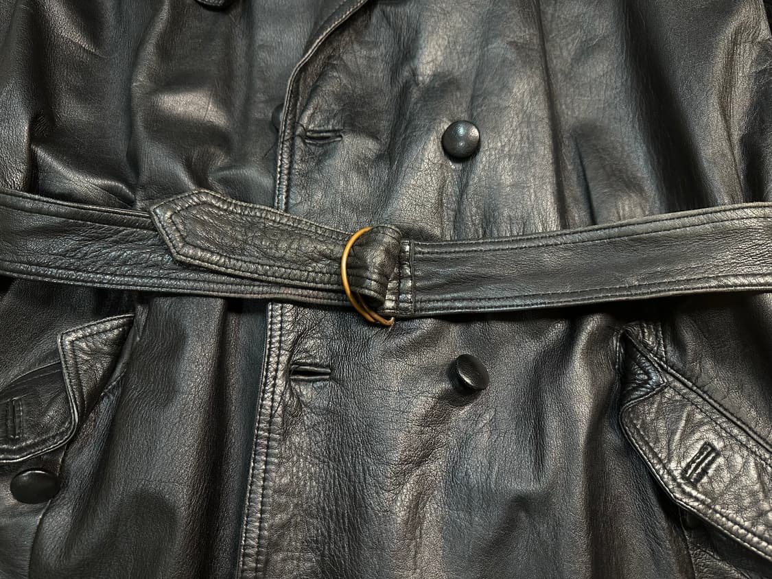 남성 양가죽 트렌치 코트 상품이미지4