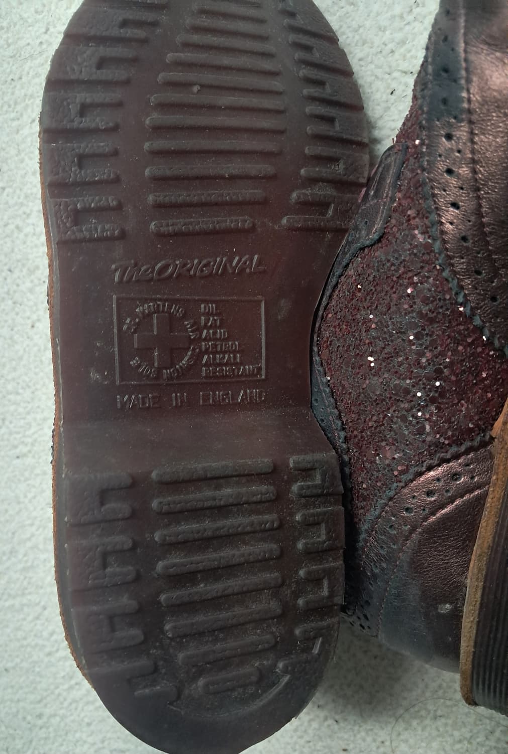 닥터마틴 아이린 체리 레드 글리터 슈즈 상품이미지7