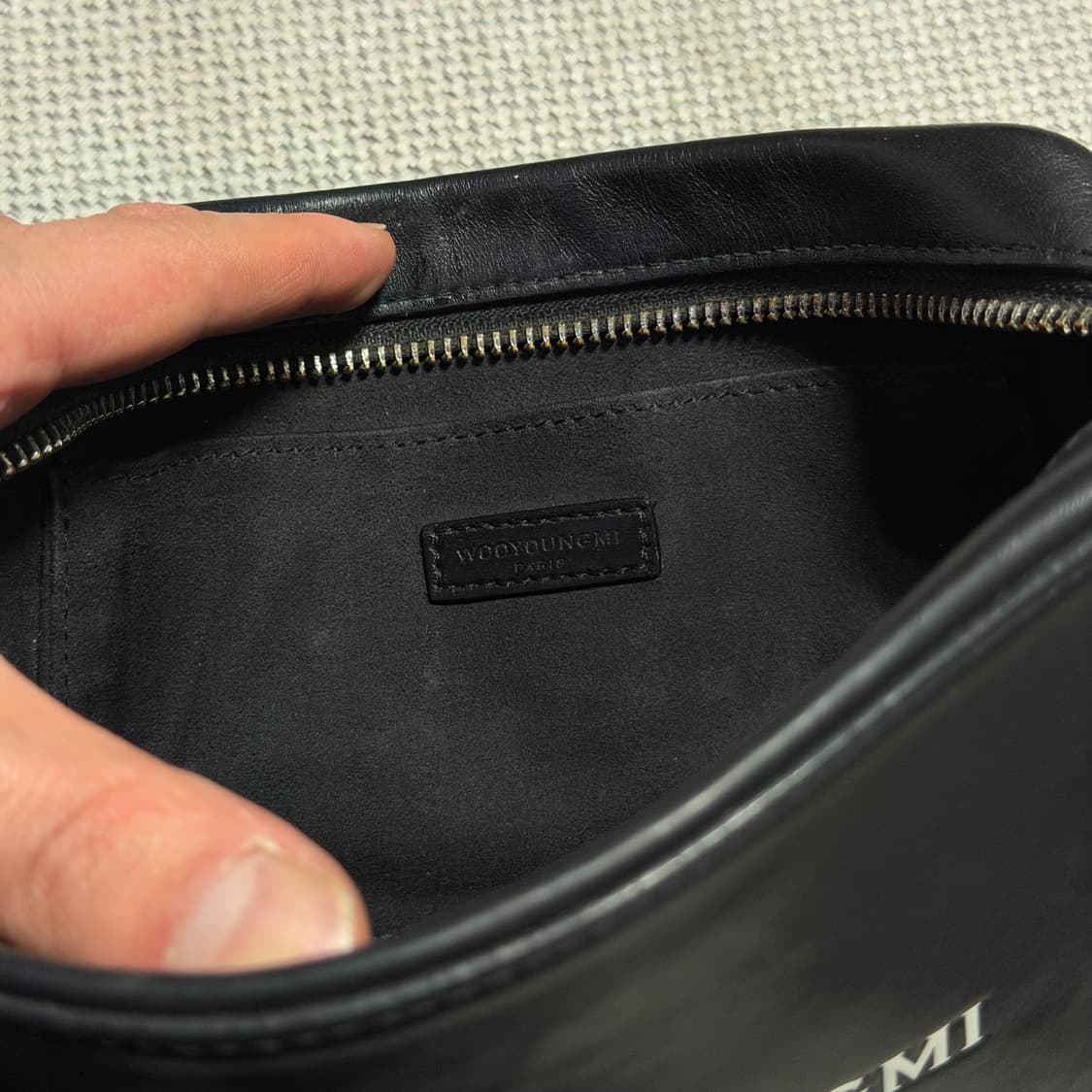 우영미(WYM) 스퀘어 미니백 블랙 상품이미지6