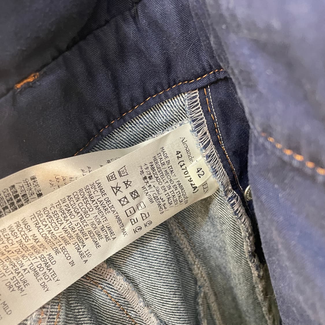 알렉산더 맥퀸 비대칭 데님 드레스 상품이미지9