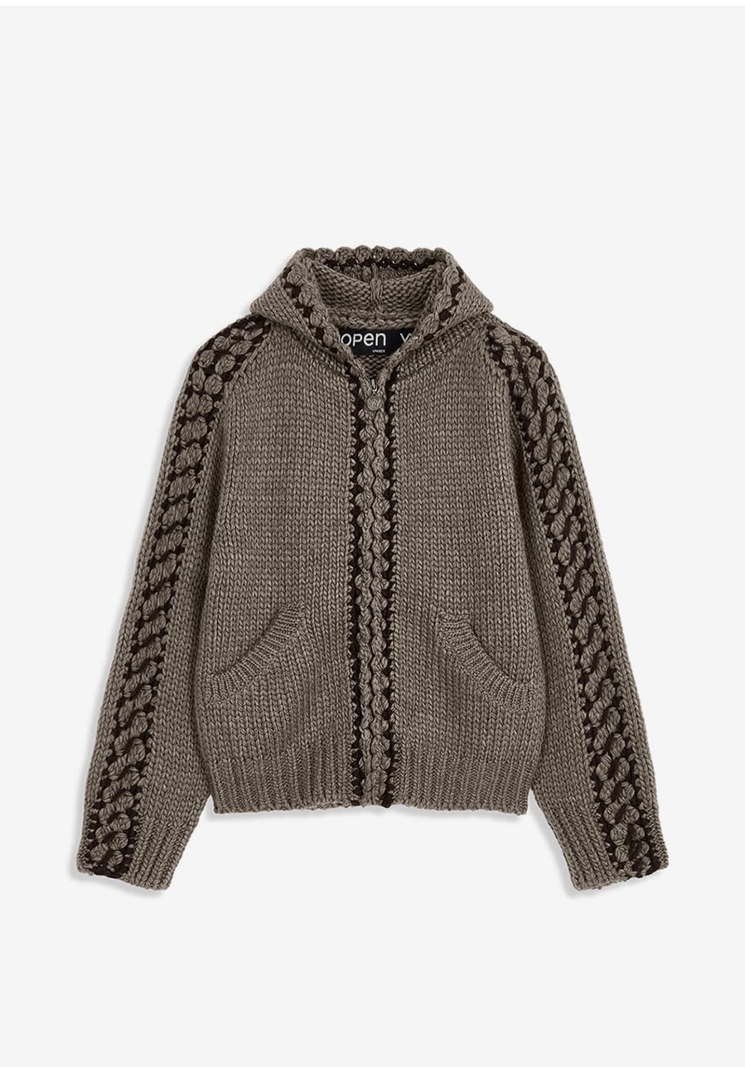 Open yy 니트 후드 S사이즈 상품이미지1