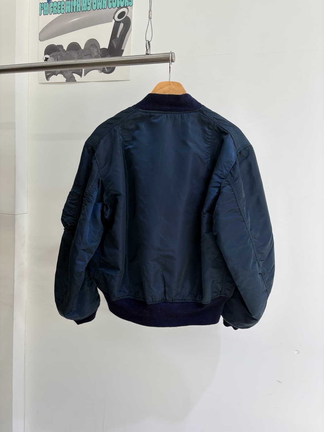 80's ALPHA INDUSTRIES (Made in USA) 항공점퍼 상품이미지5