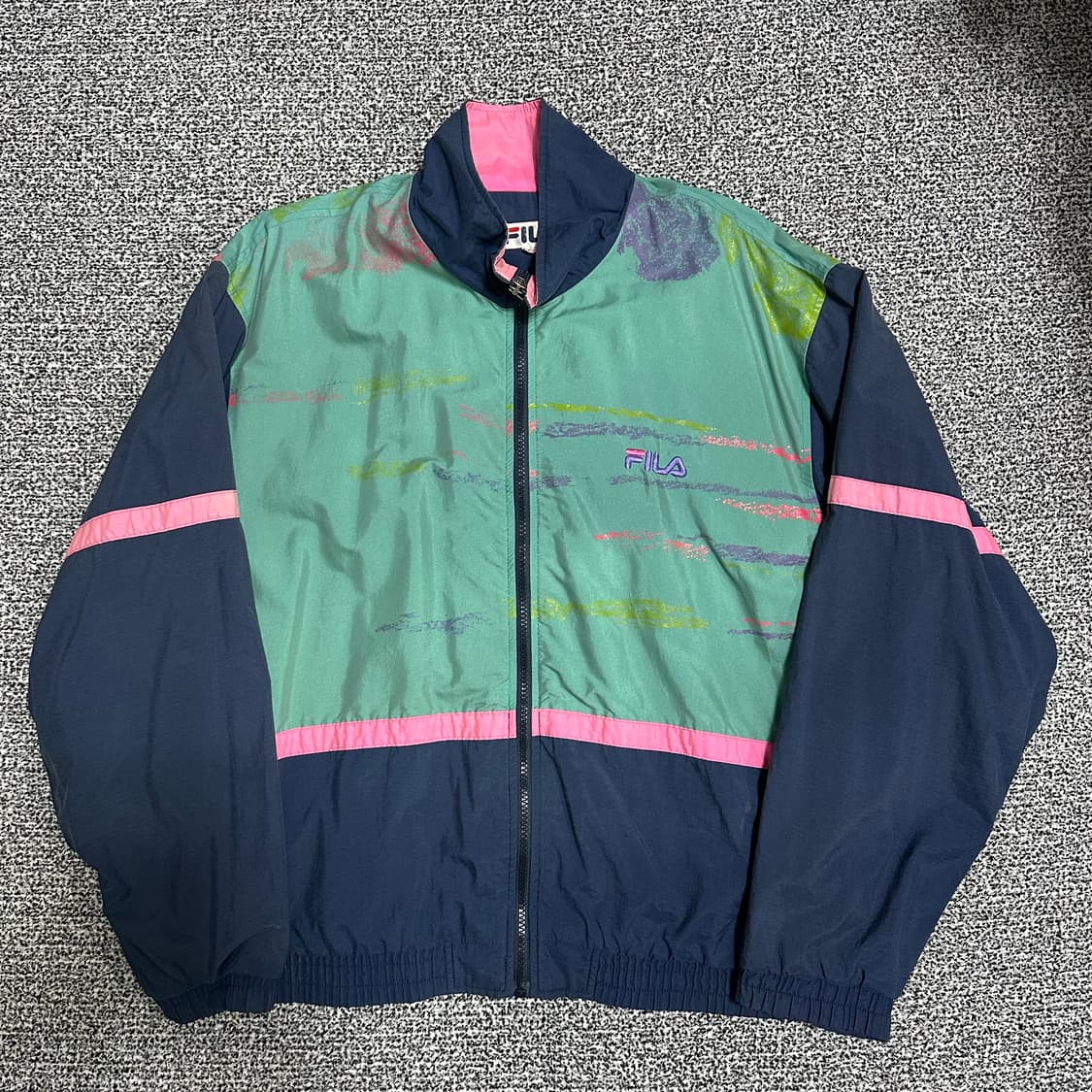 (105추천) FILA 올드스쿨 빈티지 바람막이 자켓 상품이미지1