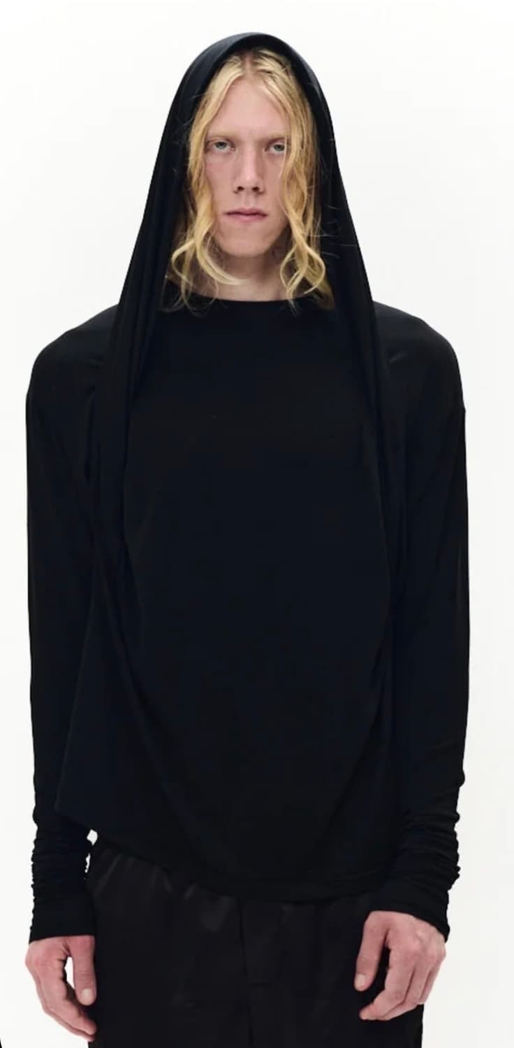 PLN 롱슬리브 셔츠 with panel m 상품이미지3