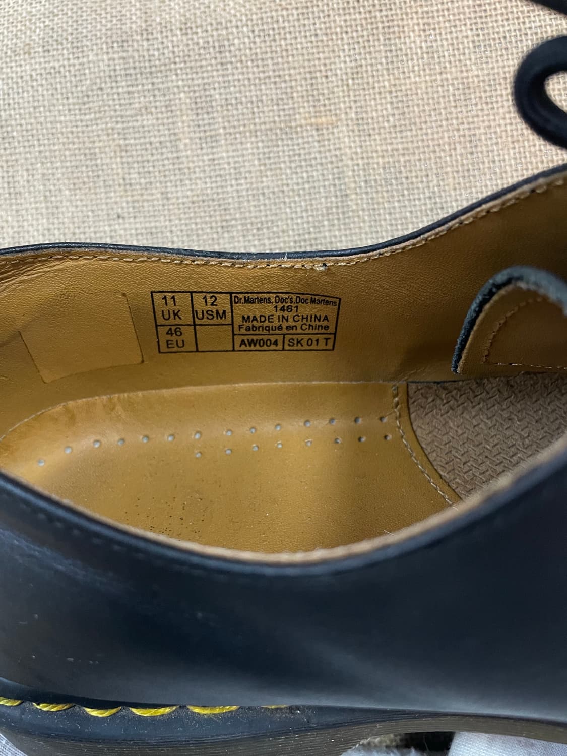 닥터마틴 나파 구두 300사이즈  상품이미지5