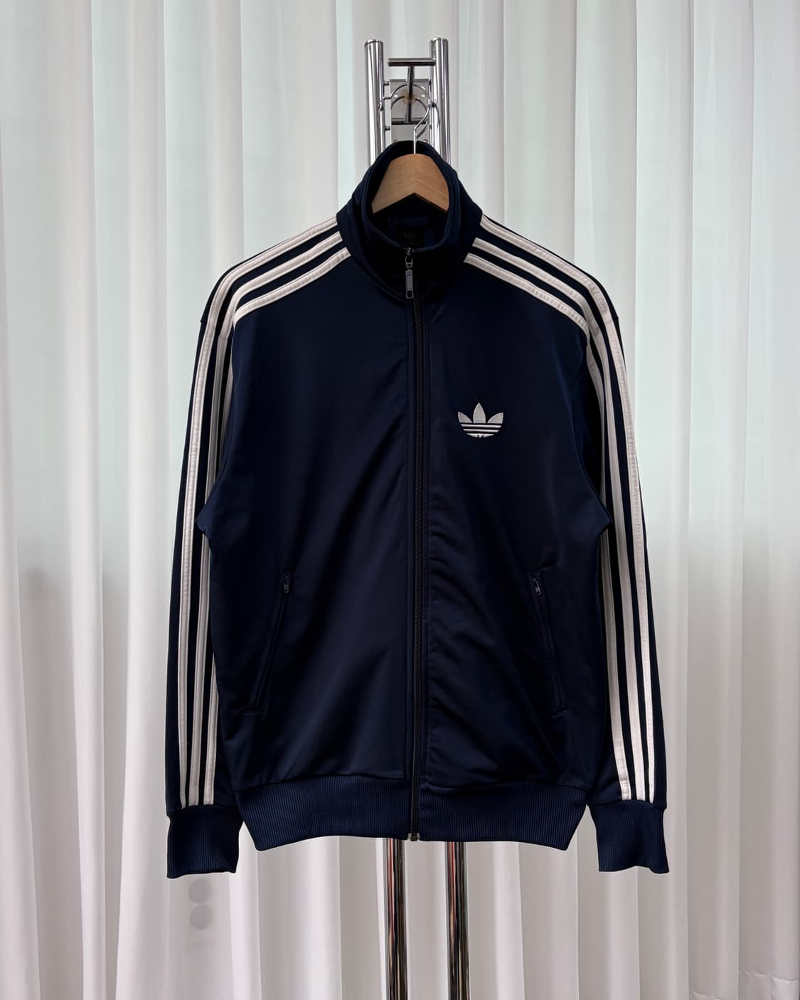 [L]아디다스 구형 파이어버드 네이비 트랙탑 져지 상품이미지2