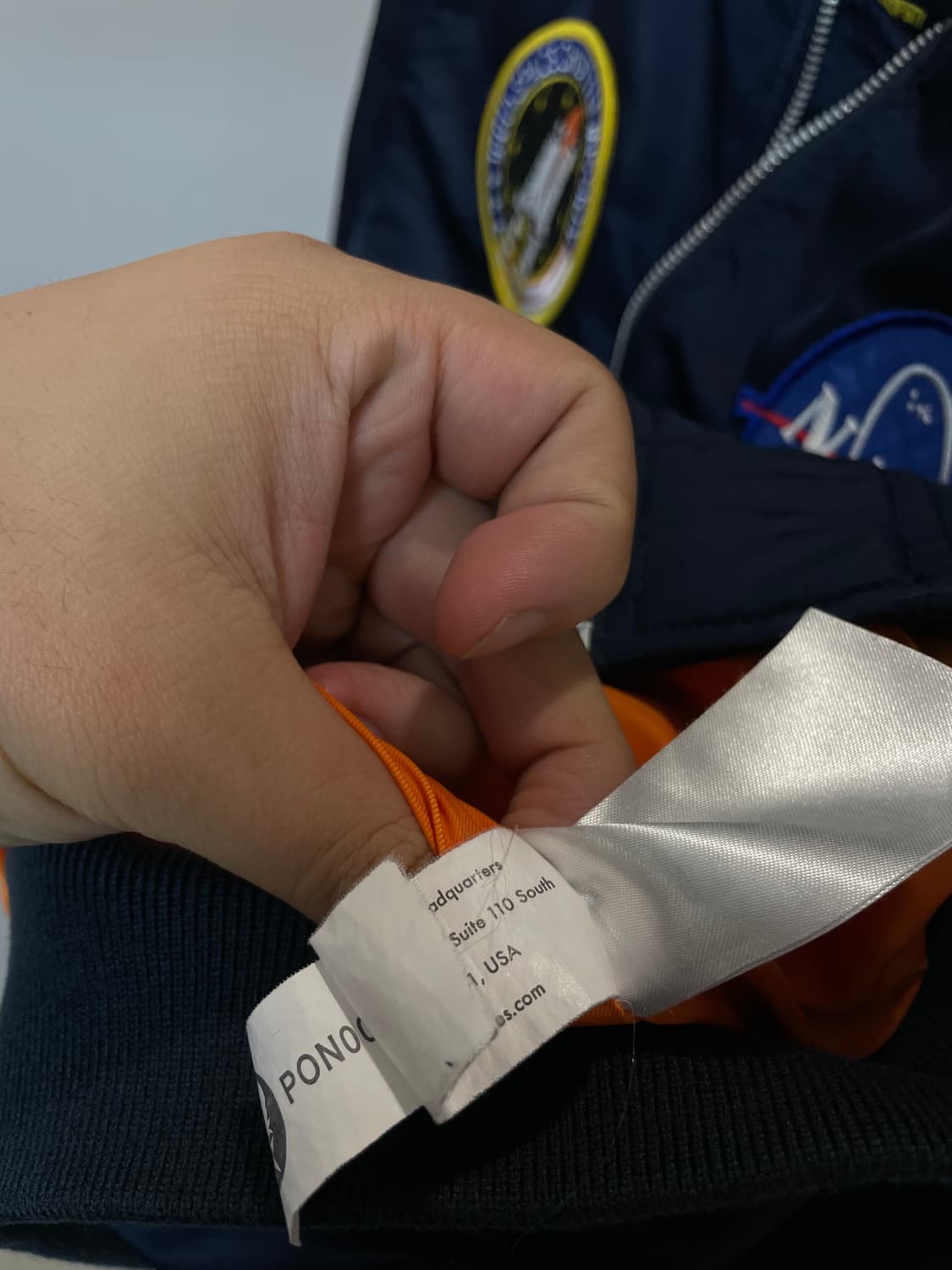 (M) 알파인더스트리 나사 MA-1 봄버자켓 상품이미지6