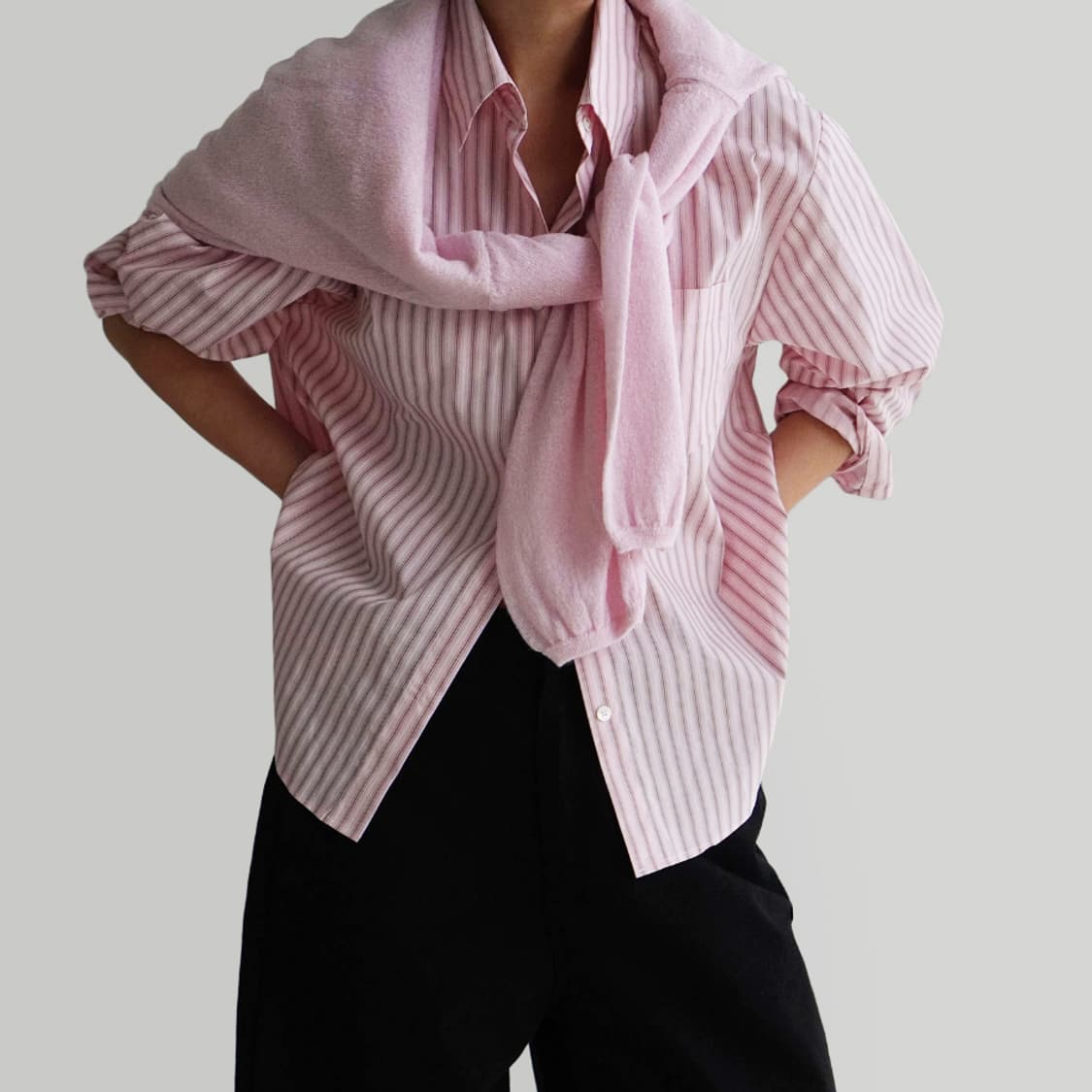 라룸(LAROOM) 허니ST 셔츠 프리사이즈 상품이미지2