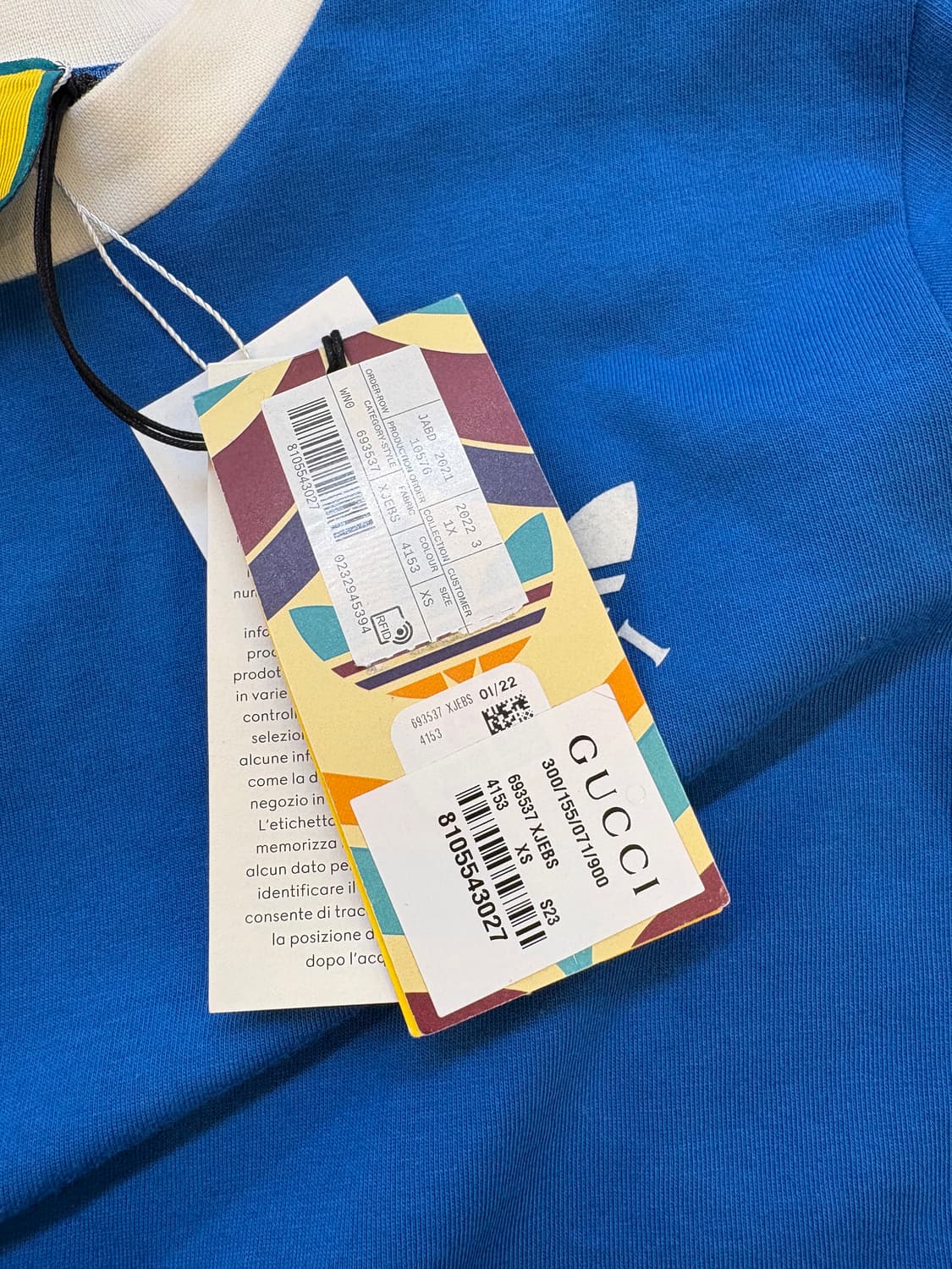 구찌 x 아디다스 트레포일 롱슬리브 상품이미지5