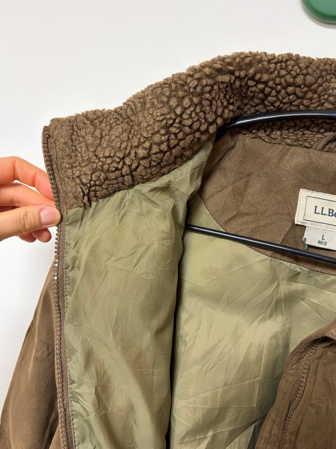 엘엘빈 스웨이드 패딩 점퍼 상품이미지2