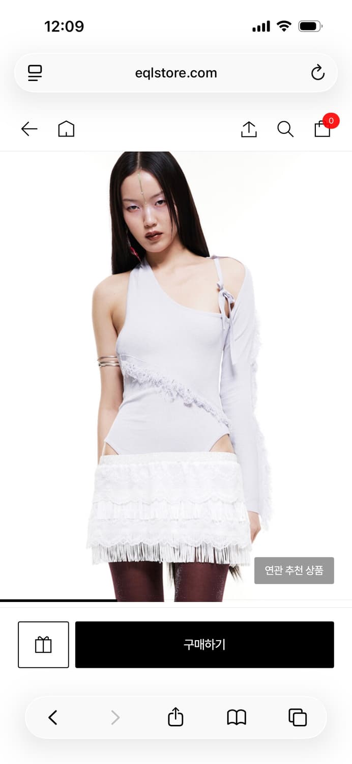 배디 원숄더 니트 바디수트 상품이미지1