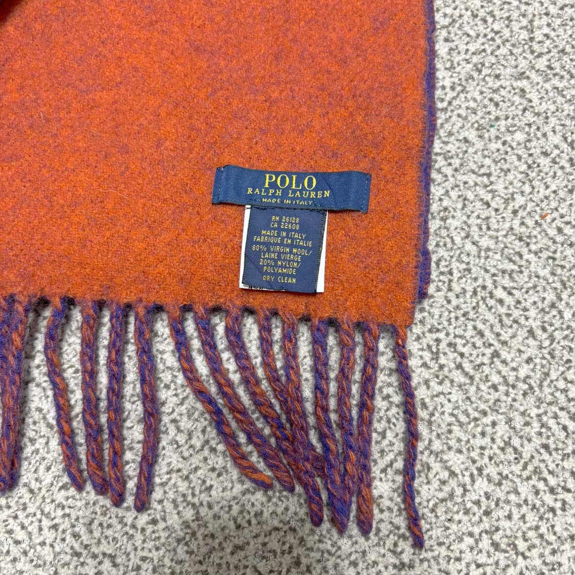 [택포,울80] 폴로 랄프로렌 이태리 머플러 목도리 [A+] 상품이미지3