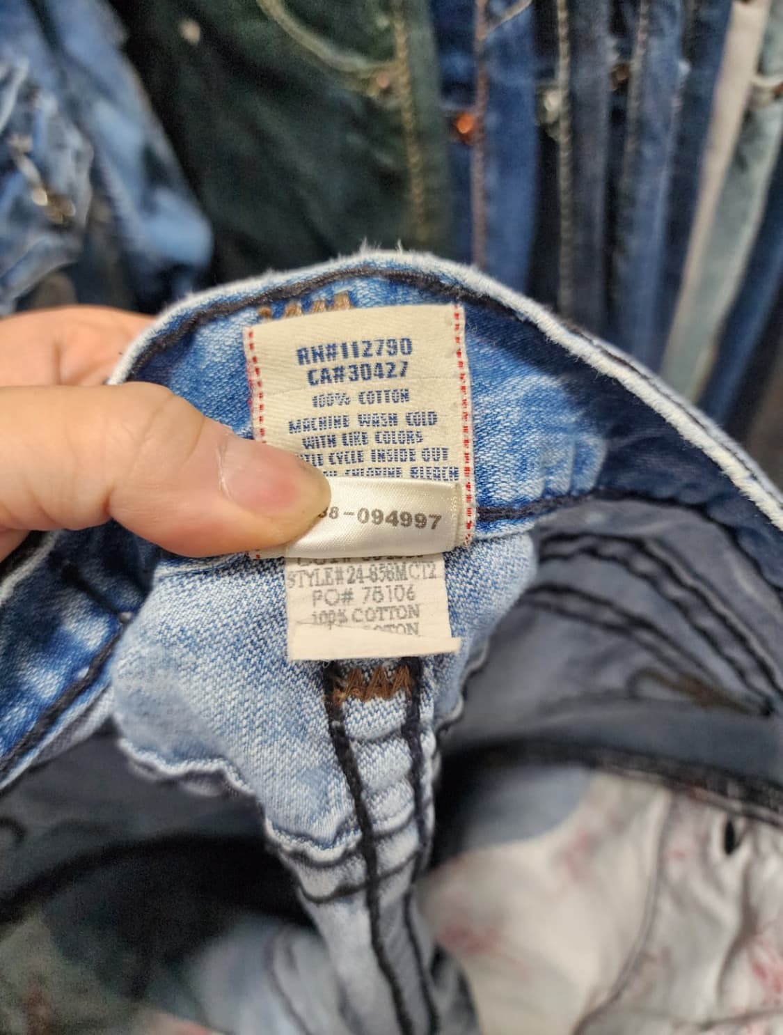 True Religion USA 부츠컷 데님 청바지 상품이미지9