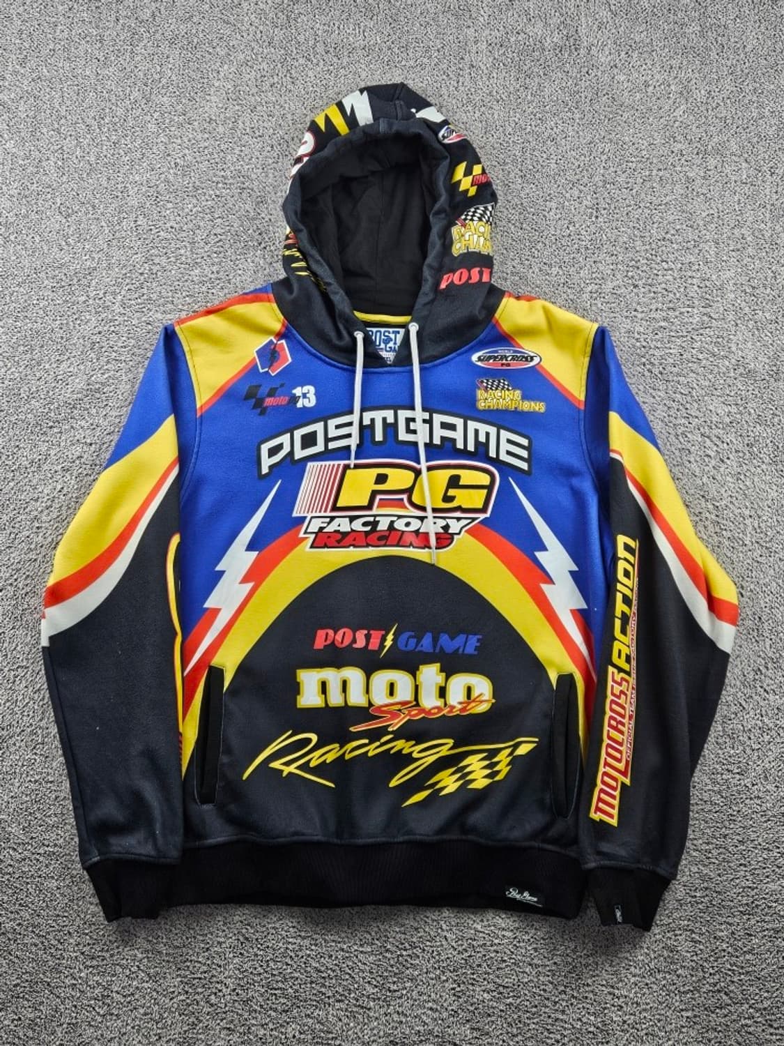 POST GAME PG팩토리 모터레이싱 후드 티셔츠 (3XL)/10949 상품이미지2