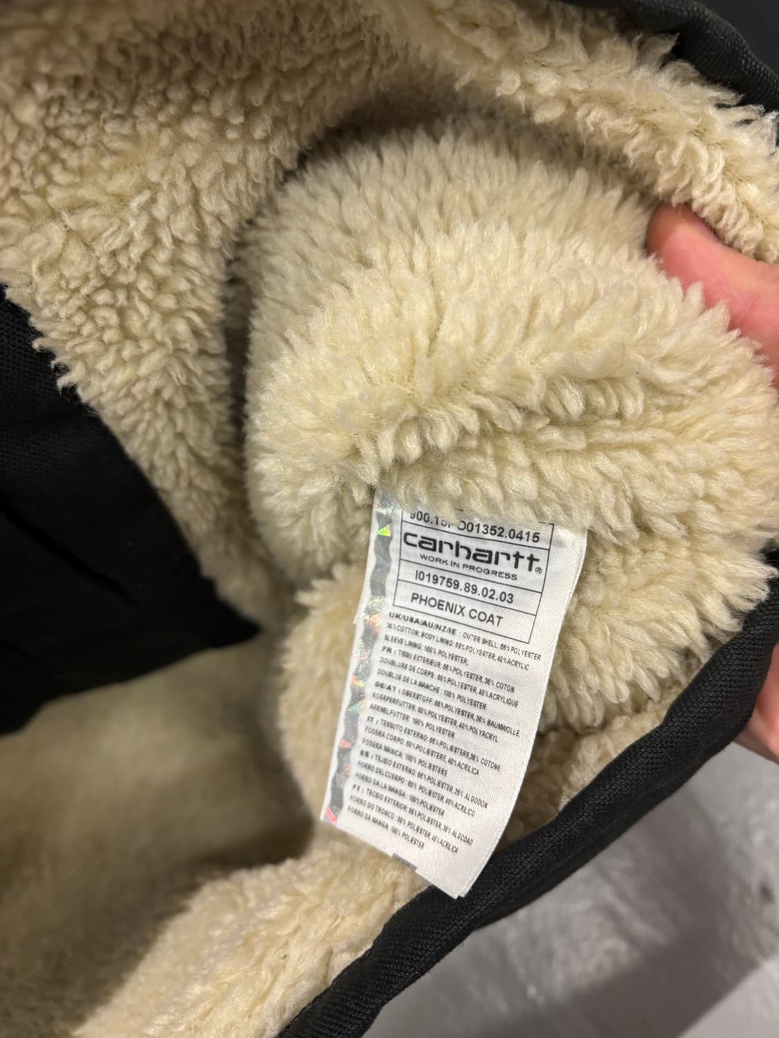 칼하트 WIP 쉐르파 초어자켓 상품이미지9