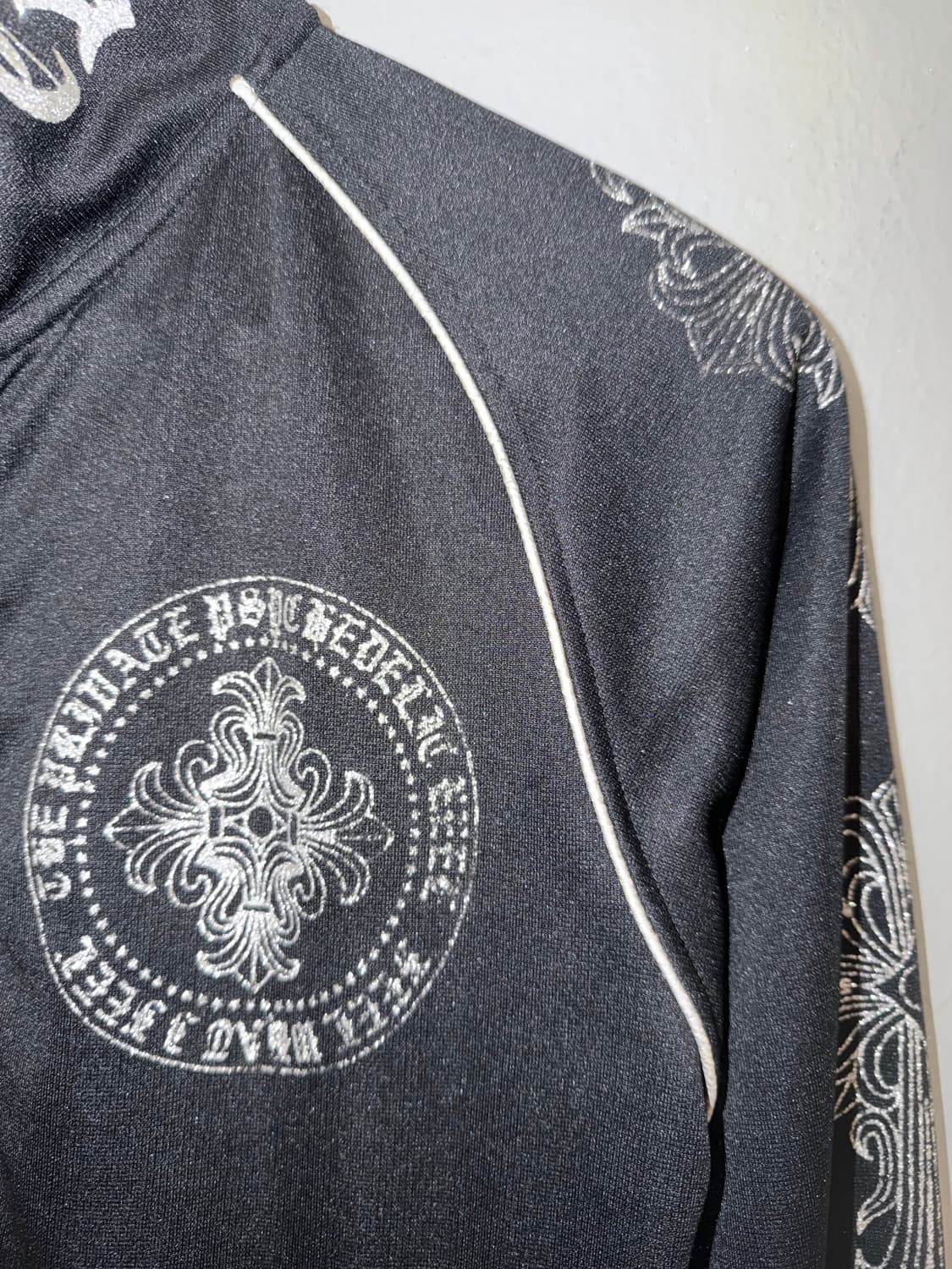 chrome full printing high-neck zip-up 상품이미지8