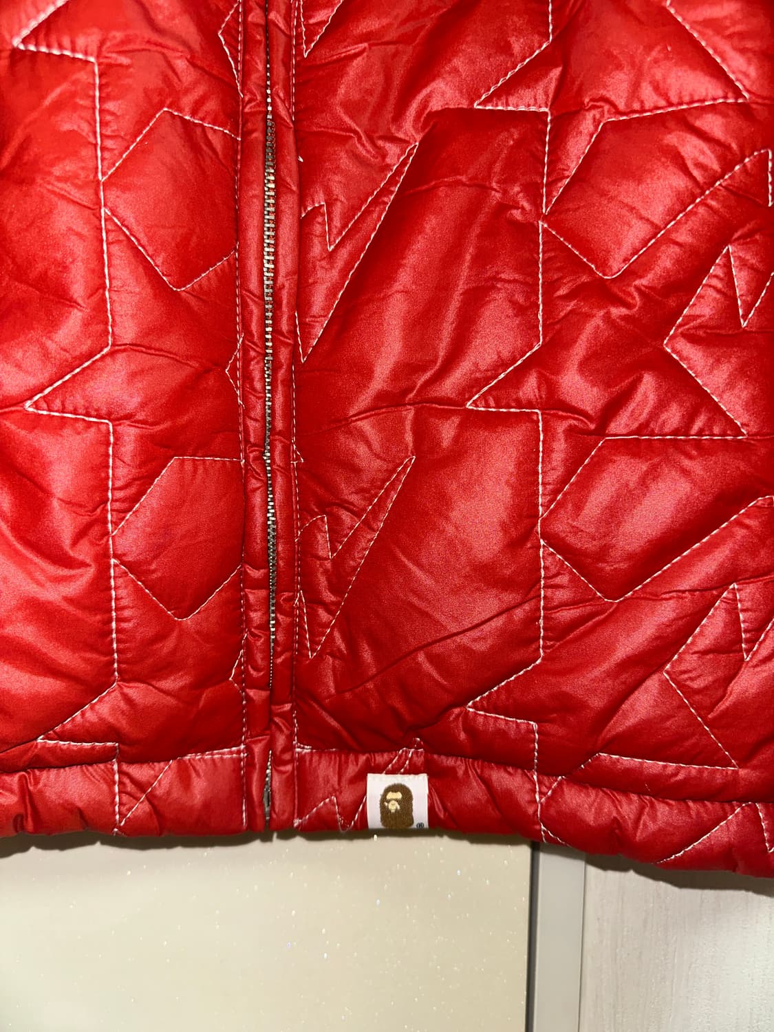 베이프 퀄팅 패딩 자켓 데드스탁 상품이미지5